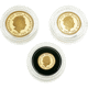 Pre-Owned 2018 UK Full, Half, and Quarter Sovereign Gold Proof 3-Coin Set