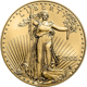 Pre-Owned USA Eagle Type II 1/4oz Gold Coin - Mixed Dates