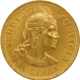 Pre-Owned 1918 Peru 1 Libra Gold Coin