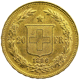 Pre-Owned 1896 Swiss 20 Franc Helvetia Gold Coin