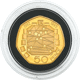 Pre-Owned UK 1992-1993 EEC 50p Gold Proof Gold Coin