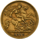 Pre-Owned 1910 Sydney Mint Edward VII Half Sovereign Gold Coin