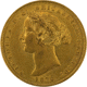 Pre-Owned 1870 Australian Mint Victorian Full Sovereign Gold Coin
