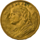 Pre-Owned 1897 Swiss 20 Franc Helvetia Gold Coin