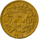 Pre-Owned 1914 Swiss 20 Franc Helvetia Gold Coin