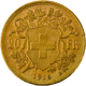 Pre-Owned 1915 Swiss 20 Franc Helvetia Gold Coin