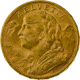 Pre-Owned 1915 Swiss 20 Franc Helvetia Gold Coin