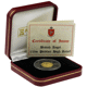 Pre-Owned 2009 Isle of Man Angel 1/10oz High Relief  Piedfort Proof Gold Coin