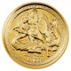 Pre-Owned 2009 Isle of Man Angel 1/10oz High Relief  Piedfort Proof Gold Coin