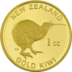 Pre-Owned New Zealand Kiwi 1oz Gold Round