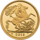 Pre-Owned 2018 UK Half Sovereign Proof Gold Coin