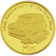 Pre-Owned 2009 Alderney 50th Anniversary of the Mini £1 Proof Gold Coin