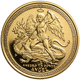 Pre-Owned Isle of Man Angel 1/10oz Gold Coin - Mixed Dates