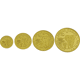 Pre-Owned 2015 Somalian Elephant Four Coin Gold Proof Set