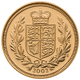 Pre-Owned 2002 UK Proof Half Sovereign Gold Coin