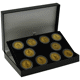 Pre-Owned UK Queen's Beasts 1/4oz Gold Coin Full Collection in Presentation Box (10 Coins)
