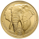 Pre-Owned 2022 South African 'Big Five' Elephant 1oz Gold Coin