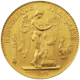 Pre-Owned 1886 French Standing Angel 100 Franc Gold Coin