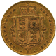 Pre-Owned 1871 London Mint DN.13 Victorian 'Shield' Half Sovereign Gold Coin