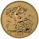 Pre-Owned 1987 UK Quintuple Sovereign Gold Coin