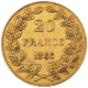 Pre-Owned 1865 Belgian Leopold I 20 Franc Gold Coin
