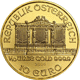 Pre-Owned Austrian Philharmonic 1/10oz Gold Coin - Mixed Dates