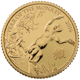 Pre-Owned 2016 UK Lunar Monkey 1/10oz Brilliant Uncirculated Gold Coin - Boxed