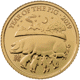 Pre-Owned 2019 UK Lunar Pig 1/10oz Brilliant Uncirculated Gold Coin - Boxed