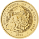 Pre-Owned 2023 UK Tudor Beasts Bull of Clarence 1oz Gold Coin
