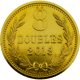 Pre-Owned Guernsey 8 Doubles 1oz Gold Coin - Mixed Dates