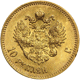 Pre-Owned Russian Nikolai II 10 Roubles Gold Coin - Mixed Dates