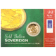 Pre-Owned 2001 UK Full Sovereign Gold Coin - Carded