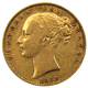 Pre-Owned 1858 London Mint Victoria Young Head 'Shield' Full Sovereign Gold Coin