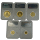 Pre-Owned 2004 Chinese Panda Gold 5-Coin Collection NGC Graded MS69