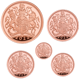 Pre-Owned 2022 UK Sovereign Proof Gold 5-Coin Set