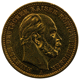 Pre-Owned 1877 German Wilhelm I 20 Mark Gold Coin