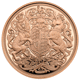 Pre-Owned 2022 UK Memorial Full Sovereign Proof Gold Coin - Damaged Outer Box