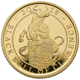 Pre-Owned 2018 UK Queen’s Beasts The Black Bull of Clarence 1/4oz Proof Design Gold Coin