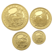Pre-Owned 2005 UK Proof Britannia 4 Gold Coin Set