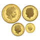Pre-Owned 2005 UK Proof Britannia 4 Gold Coin Set