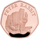 Pre-Owned 2020 UK Beatrix Potter Peter Rabbit 50p Proof Gold Coin