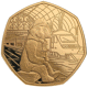 UK Paddington Bear 50p Proof Gold Coin