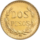 Pre-Owned Mexican 2 Peso Gold Coin - Mixed Dates