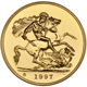 Pre-Owned 1997 UK Quintuple Sovereign Brilliant Uncirculated Gold Coin