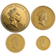 Pre-Owned 1993 UK Britannia Proof Gold 4-Coin Set