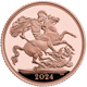 Pre-Owned 2024 UK Full Sovereign Proof Gold Coin