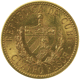Pre-Owned 1916 Cuban 4 Peso Gold Coin