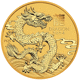 Pre-Owned 2024 Australian Lunar Dragon 1/4oz Gold Coin
