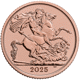 2025 UK 'Last of the Rose Gold' Half Sovereign Gold Coin