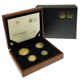 Pre-Owned 2012 UK Britannia 1oz, 1/2oz, 1/4oz, and 1/10oz Proof Gold 4-Coin Set